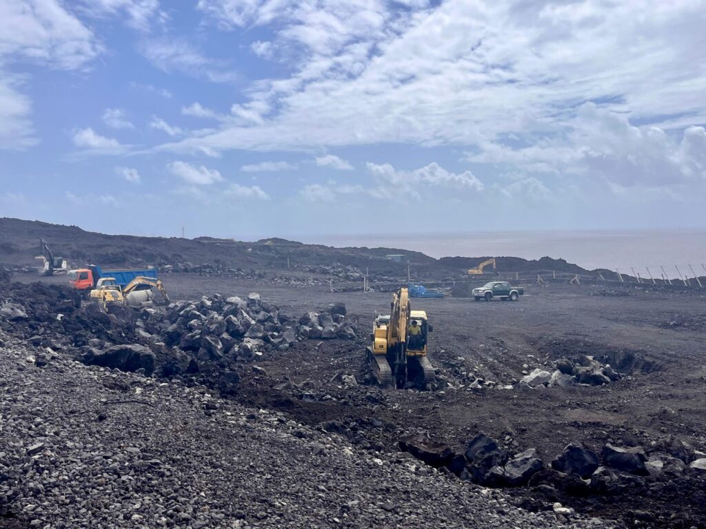 Obras de recuperación de caminos en Tazacorte. Imagen Ayuntamiento de Tazacorte