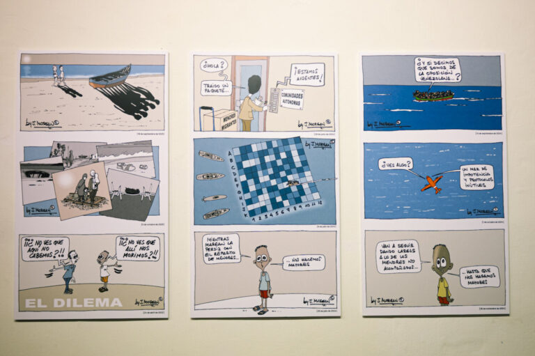 La Laguna representa el fenómeno migratorio en cómic