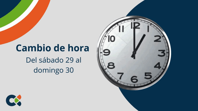 El cambio de horario de verano en 2025 tendrá lugar en la madrugada del sábado 29 de marzo al domingo 30