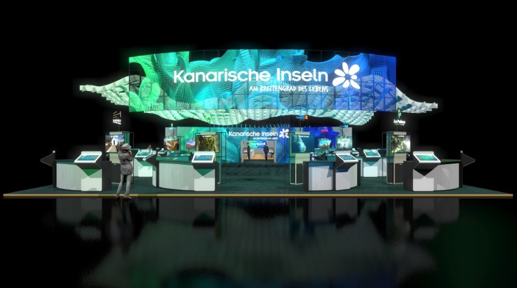 Estand de Canarias en la ITB. Imagen Turismo de Islas Canarias