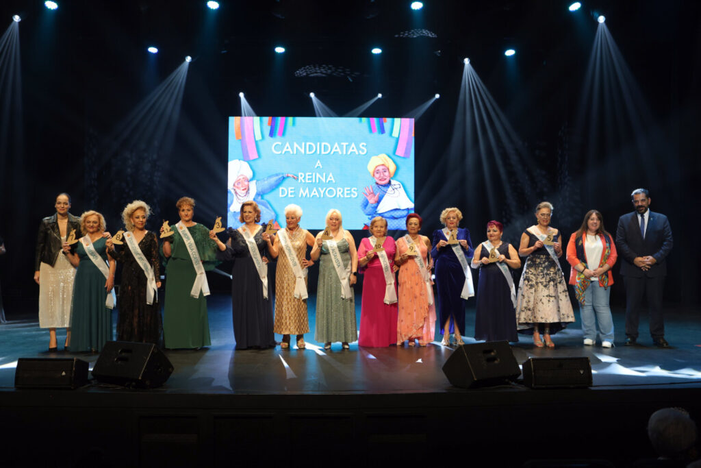 Candidatas a Reina de los Mayores del Carnaval Internacional de Los Cristianos 2025 / Ayuntamiento de Arona 