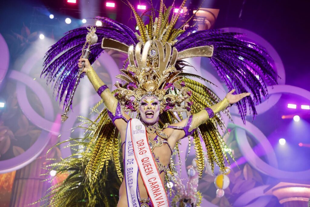 Drag Armek, ganador de la Gala Drag del Carnaval de Las Palmas de Gran Canaria 2025. Imagen de Gerardo Ojeda