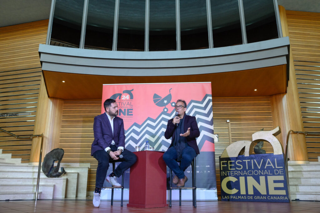 El 24º Festival Internacional de Cine de Las Palmas de Gran Canaria rinde tributo a Lynch. 14.04.2025. Auditorio Alfredo Kraus. Presentación del Festival internacional de cine de LPGC. Las Palmas de Gran Canaria. Fotos: Eros Santana.