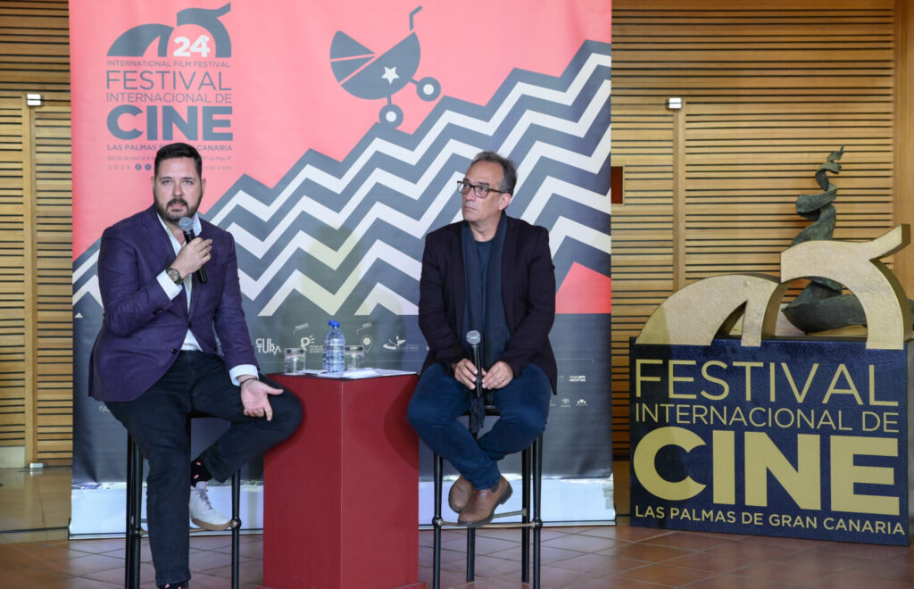 El 24º Festival Internacional de Cine de Las Palmas de Gran Canaria rinde tributo a Lynch. 14.04.2025. Auditorio Alfredo Kraus. Presentación del Festival internacional de cine de LPGC. Las Palmas de Gran Canaria. Fotos: Eros Santana.