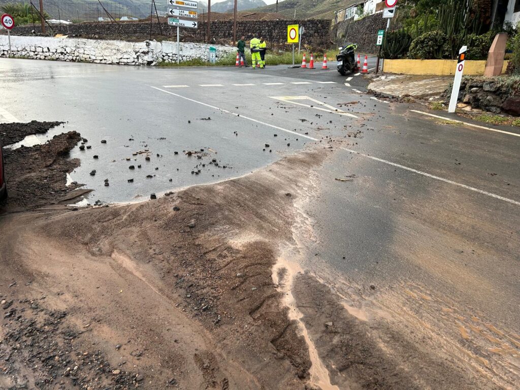Todas las fotos que deja la Borrasca Olivier en Canarias. Entrada de Agaete, Gran Canaria/ Luis Muro.