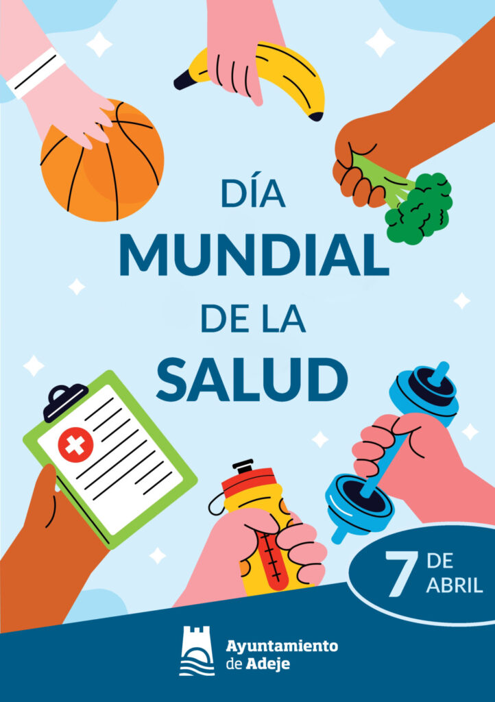Cartel Día Mundial de la Salud 2025/ Ayuntamiento de Adeje.