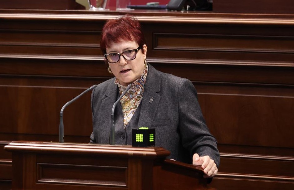 Candelaria Delgado, consejera de Bienestar Social, Igualdad, Juventud, Infancia y Familias del Gobierno de Canarias. Imagen Gobierno de Canarias