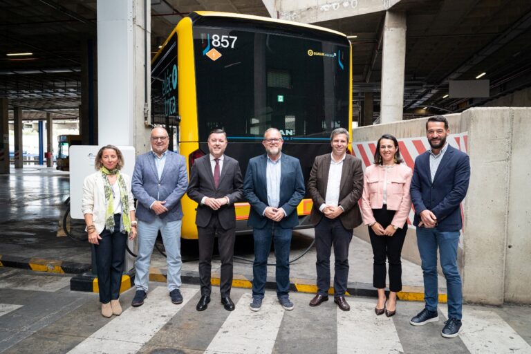 Guaguas Municipales instala nuevos puntos de recarga para sus vehículos