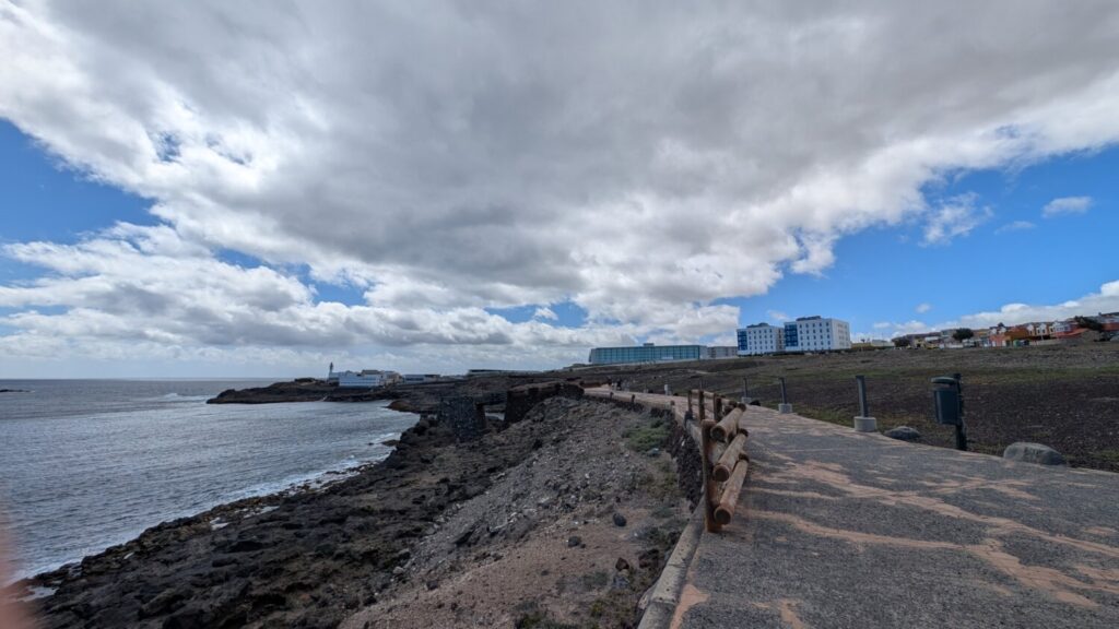 Nubosidad en la costa de Telde, Gran Canaria. Imagen cedida por Antonio Rico