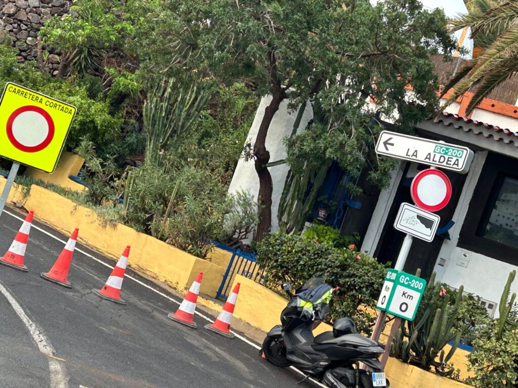 Todas las fotos que deja la Borrasca Olivier en Canarias. Entrada de Agaete, Gran Canaria/ Luis Muro.