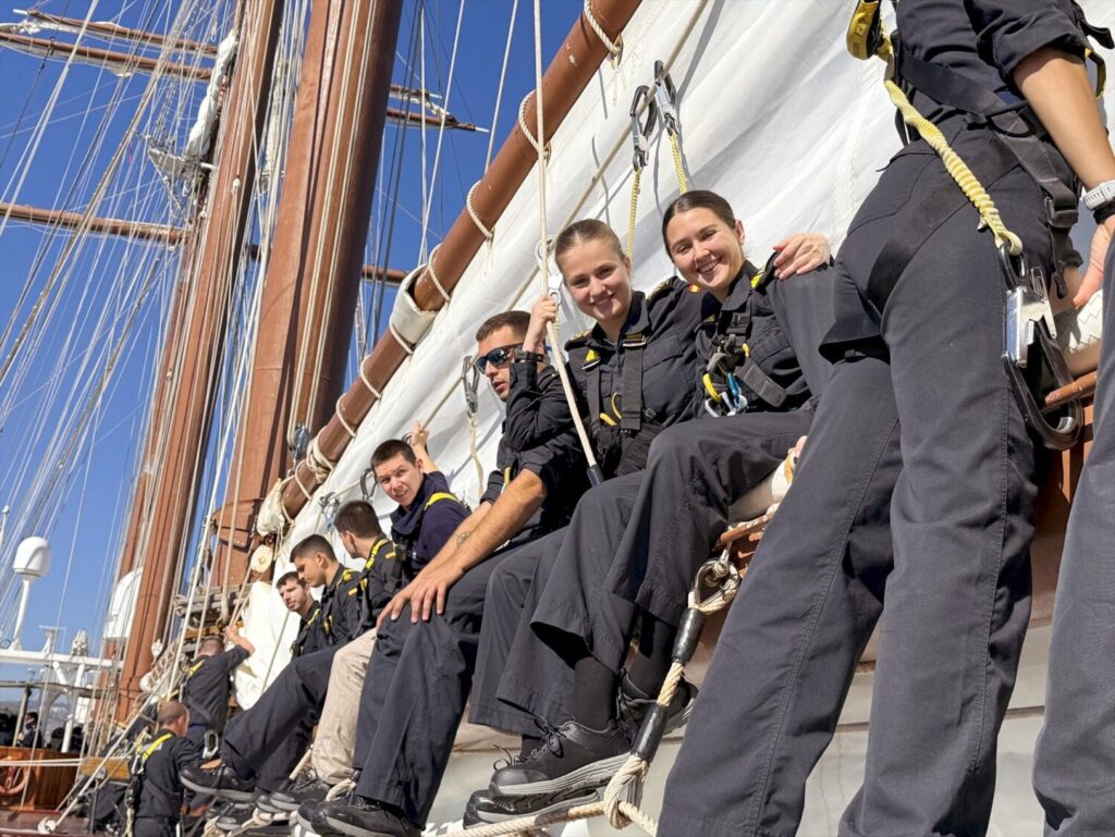 Este viaje de formación y las imágenes pasarán a la historia de la futura Reina de España / Casa Real 