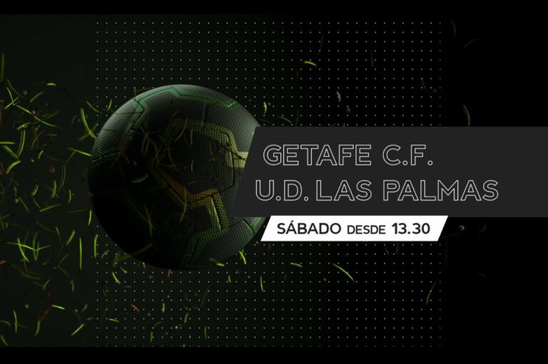 Televisión Canaria ofrece en directo el Getafe CF – UD Las Palmas, un partido vital para los amarillos