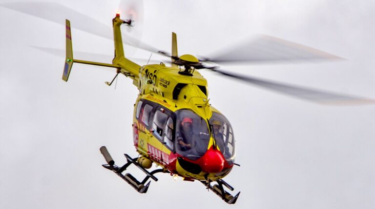 Un helicóptero traslada a un ciclista tras sufrir un síncope en Gran Canaria