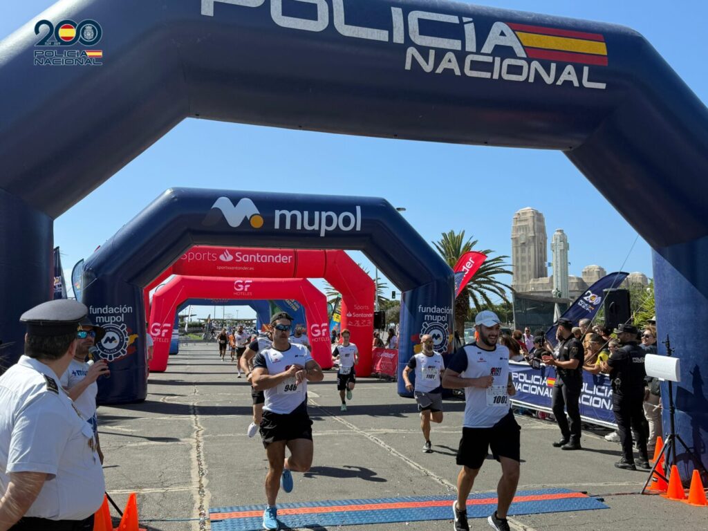 Parte del recorrido de la II edición de la carrera solidaria “Ruta 091”/ Policía Nacional.