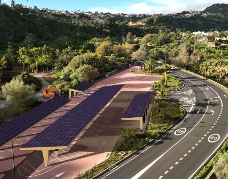 Gran Canaria licita una planta fotovoltaica y dos baterías en el Jardín Canario