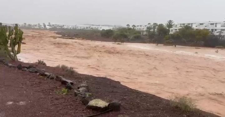 Lluvias en Lanzarote