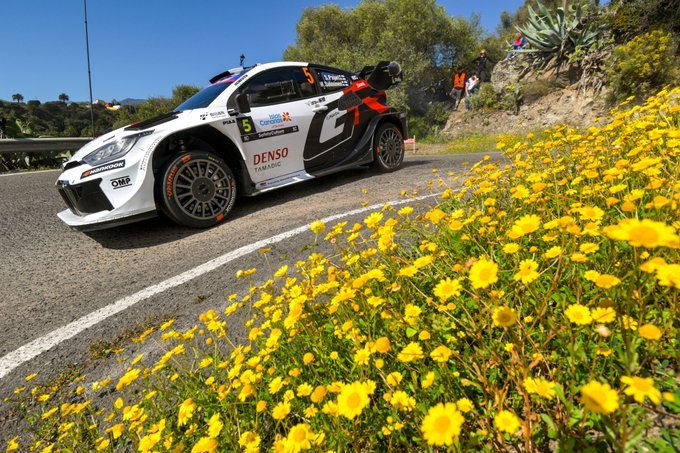 El piloto finalndés Sami Pajari durante la primera etapa del Rally Islas Canarias -Rally de España. Imagen WRC