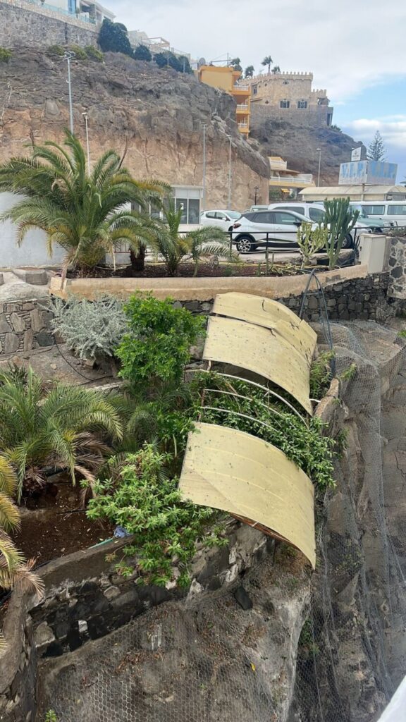 Fotos de la Borrasca Nuria en su paso por Canarias