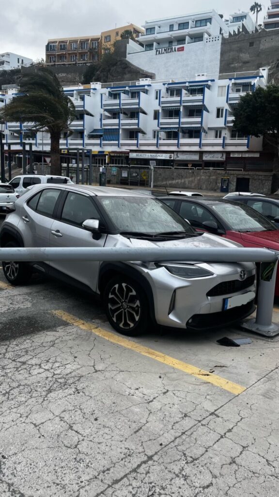 Fotos de la Borrasca Nuria en su paso por Canarias