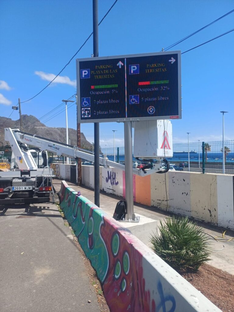 Se espera tener operativa esta información sobre Las Teresitas a través del móvil en la web municipal antes de fin de mes