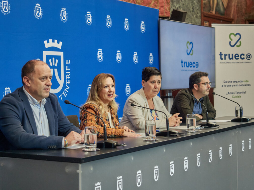 Tenerife fomenta la reutilización con Truec@. Presentación de Truec@/ Cabildo de Tenerife.
