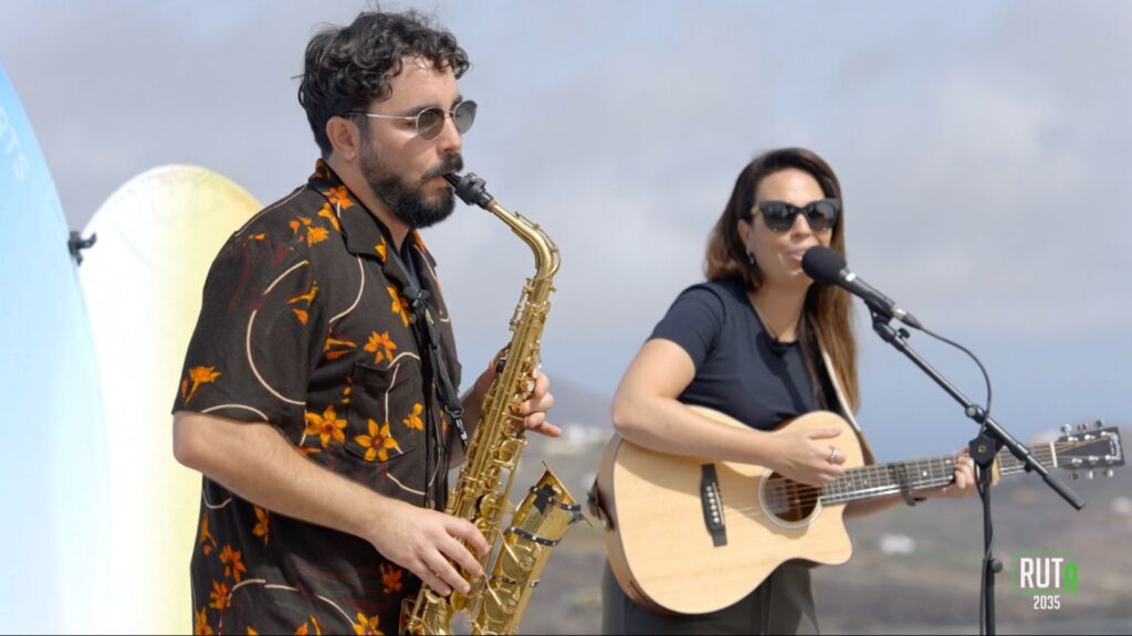 Roqye Cabrera y Dácil Santana en 'La musicleta'