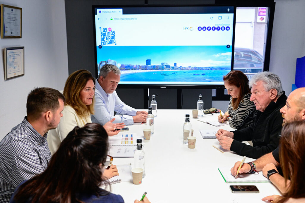 Regata ARC. Reunión con los representantes de la World Cruising Club. Imagen Ayuntamiento de Las Palmas de Gran Canaria