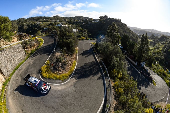 Kalle Rovanpera marca el ritmo en el Rally Islas Canarias - Rally de España. Imagen WRC