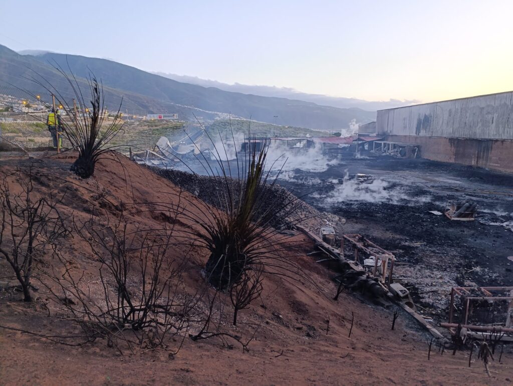 Incendio nave Güímar