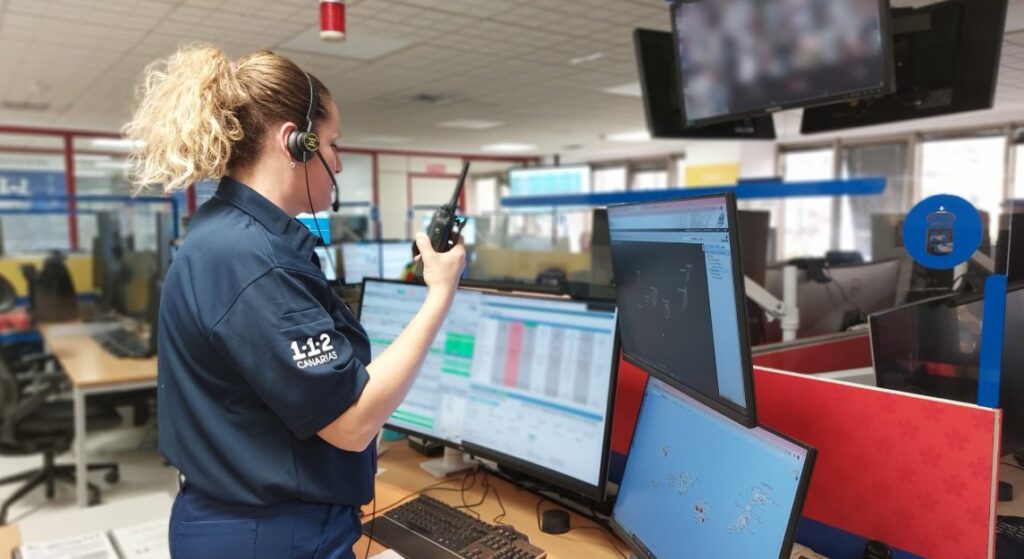 Una colisión entre varios vehículos deja tres personas heridas en la TF-1