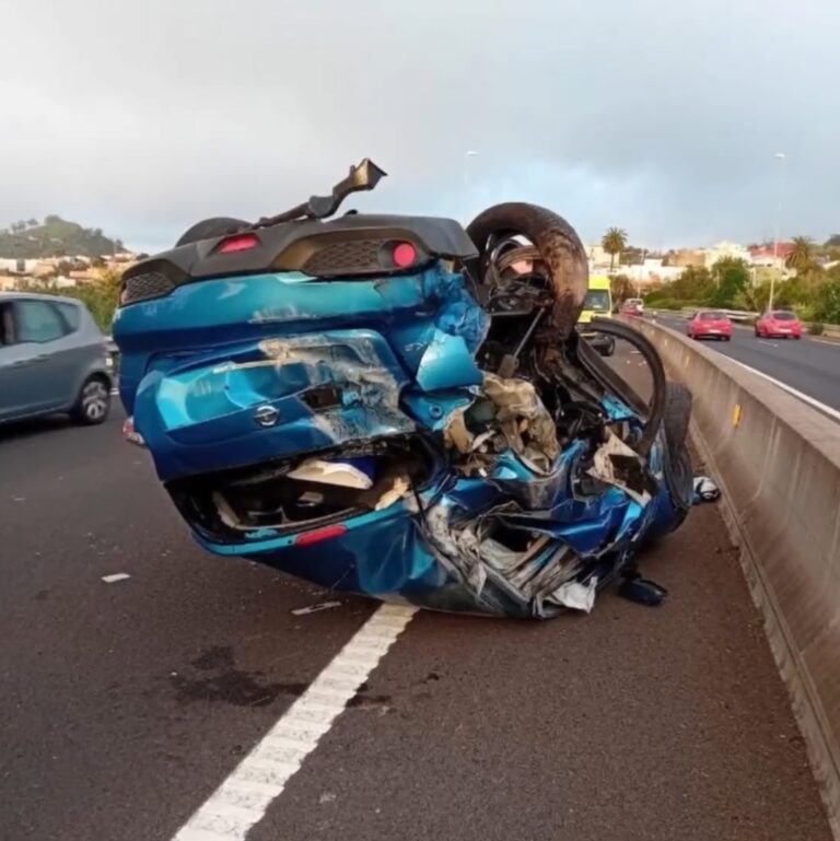 Un herido grave y cinco leves tras un accidente el pasado jueves en Tenerife