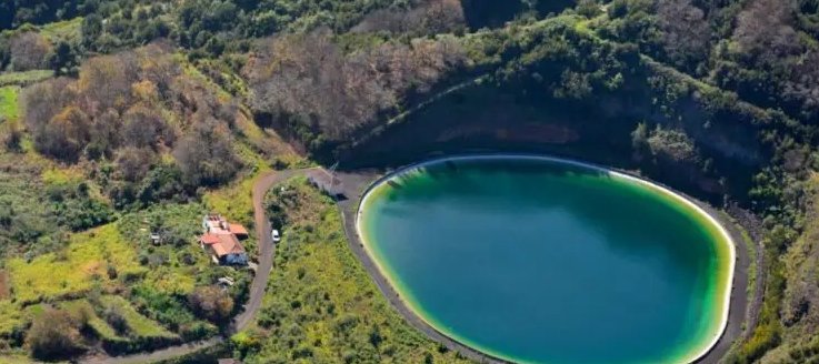 Las balsas de La Palma alcanzan el 58% de su capacidad al inicio de junio. (Archivo) Balsas de La Palma.