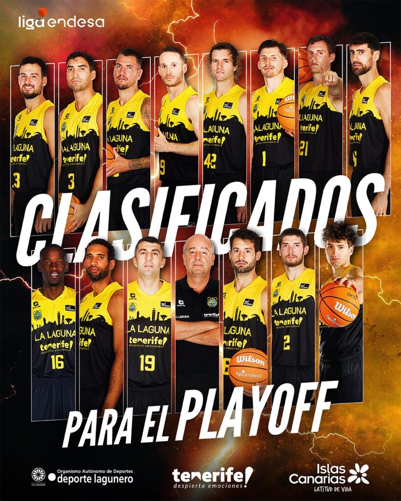 El La Laguna Tenerife está clasificado matemáticamente para el playoff / La Laguna Tenerife