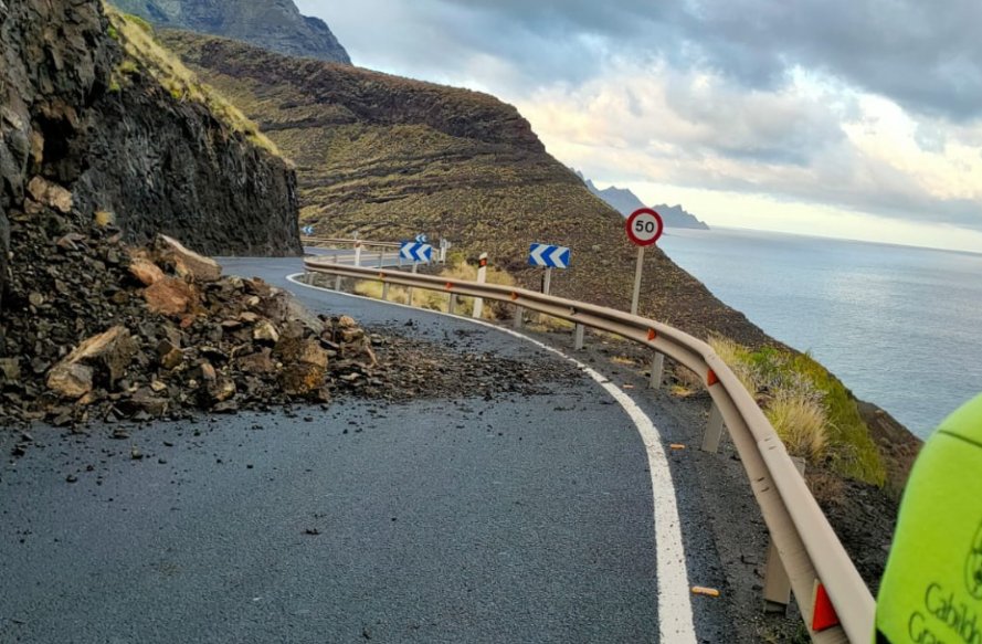 Incidencias de la borrasca Olivier en Canarias