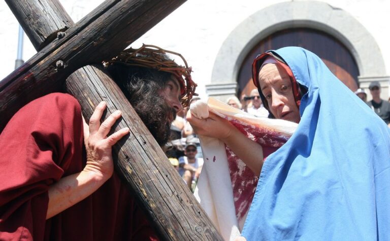 La Pasión de Adeje tuvo más de trescientas personas en su representación