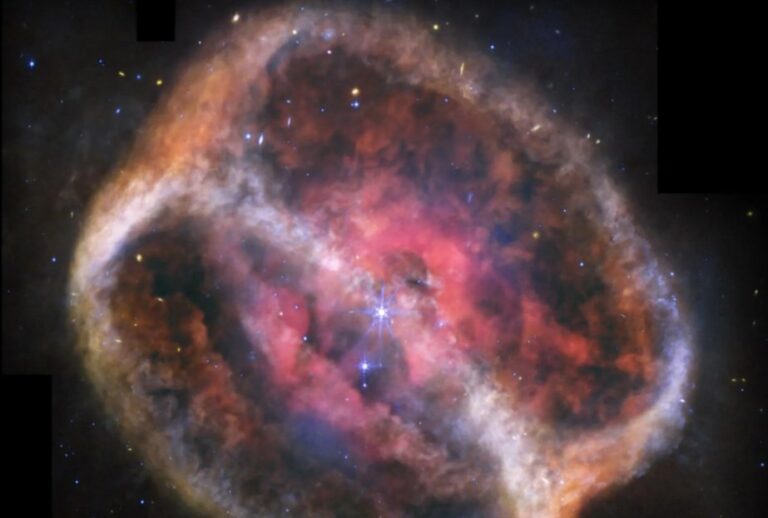 El telescopio espacial James Webb capta ‘los anillos de compromiso’ de una pareja estelar