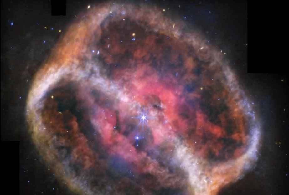 El telescopio espacial James Webb capta ‘los anillos de compromiso’ de una pareja estelar