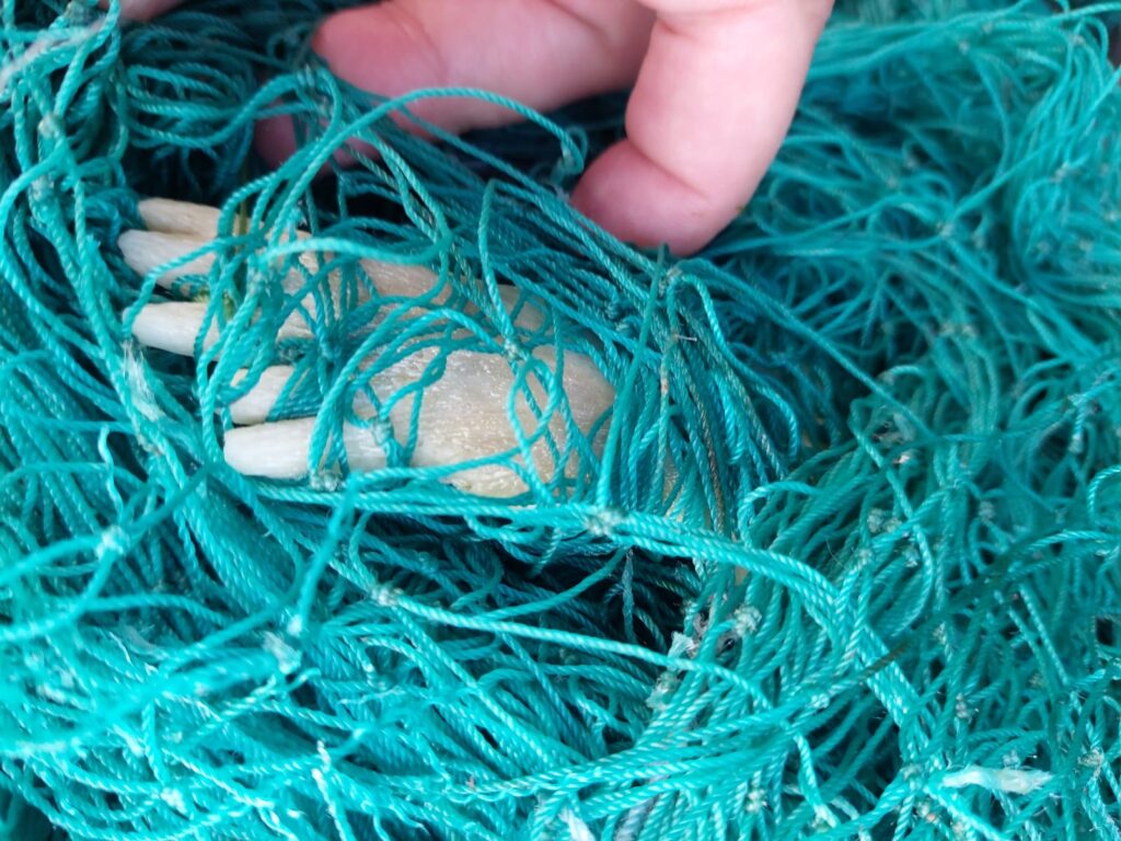 Hallan tortugas y chuchos enredados en una red fantasma en la costa de Gran Canaria