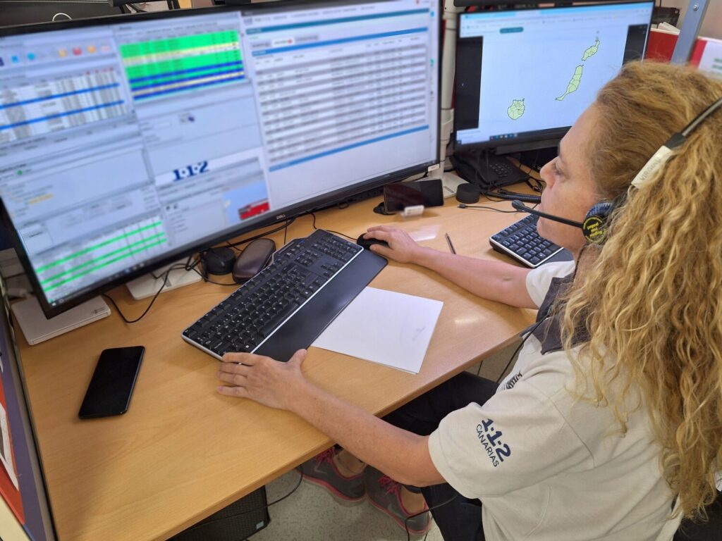 El accidente de la motocicleta se produjo en torno a las cinco de la tarde de este miércoles / 112 Canarias