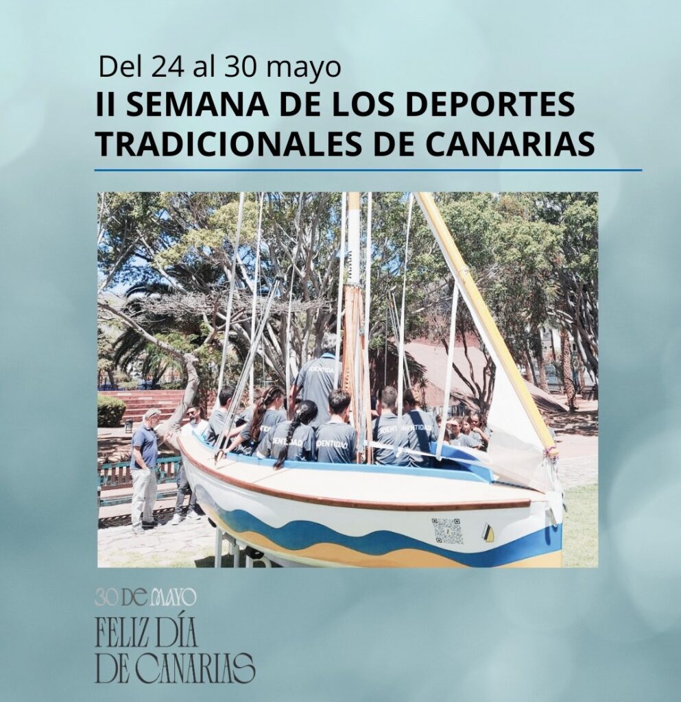 Cartel de la II Semana de los Deportes Tradicionales de Canarias