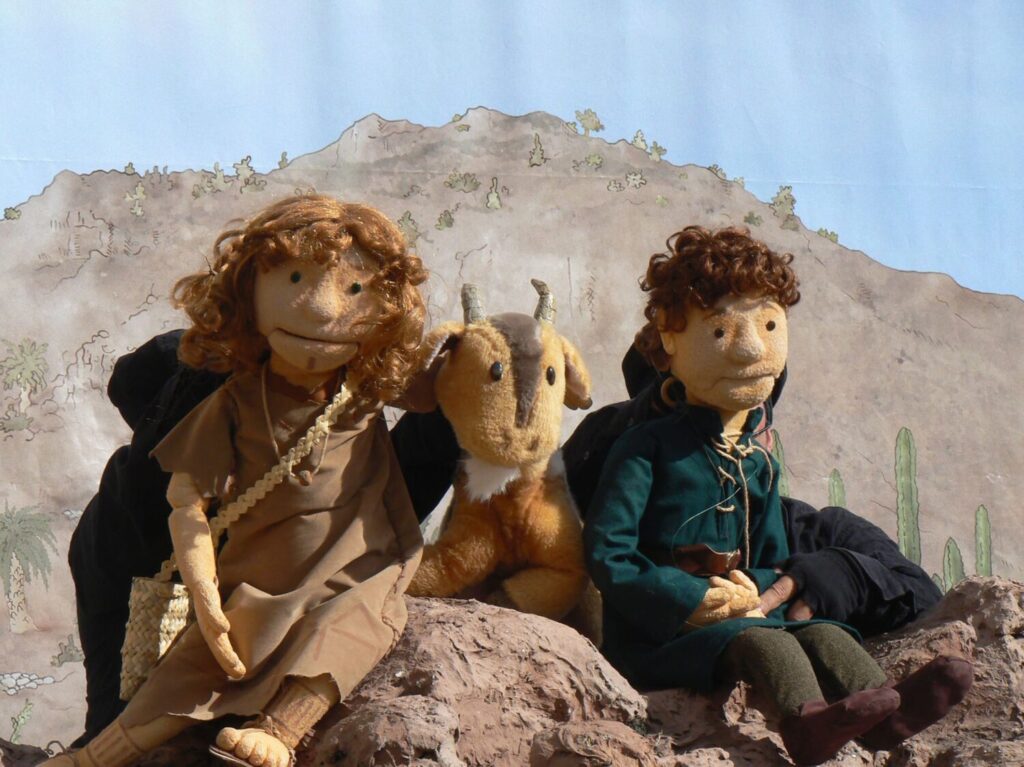 La Cueva Pintada presenta 'Támara', una nueva obra con las aventuras de Arminda. Arminda y Fernandillo/ Cabildo de Gran Canaria. 