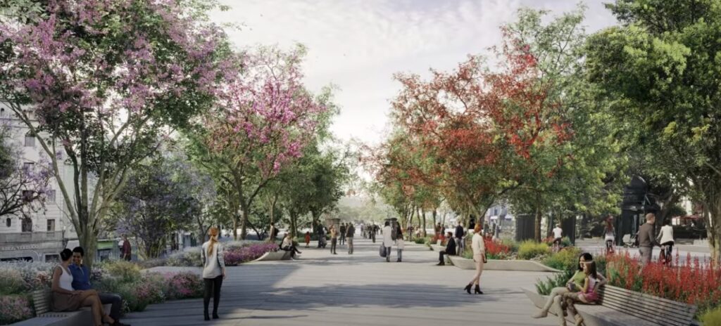 El proyecto 'Awa' gana el concurso del Paseo Guiniguada