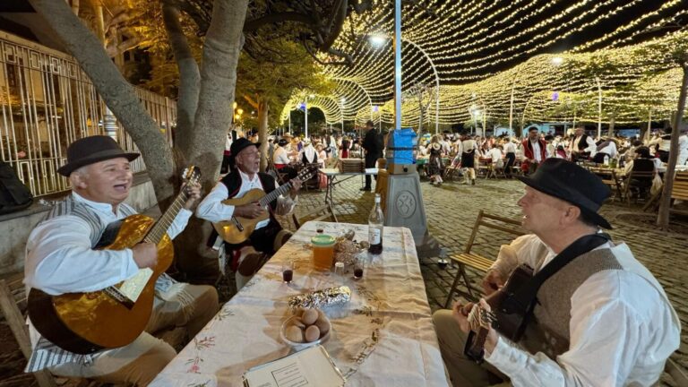 Unas 15.000 personas se reúnen en torno al folclore y las tradiciones en el Baile de Magos de la capital tinerfeña