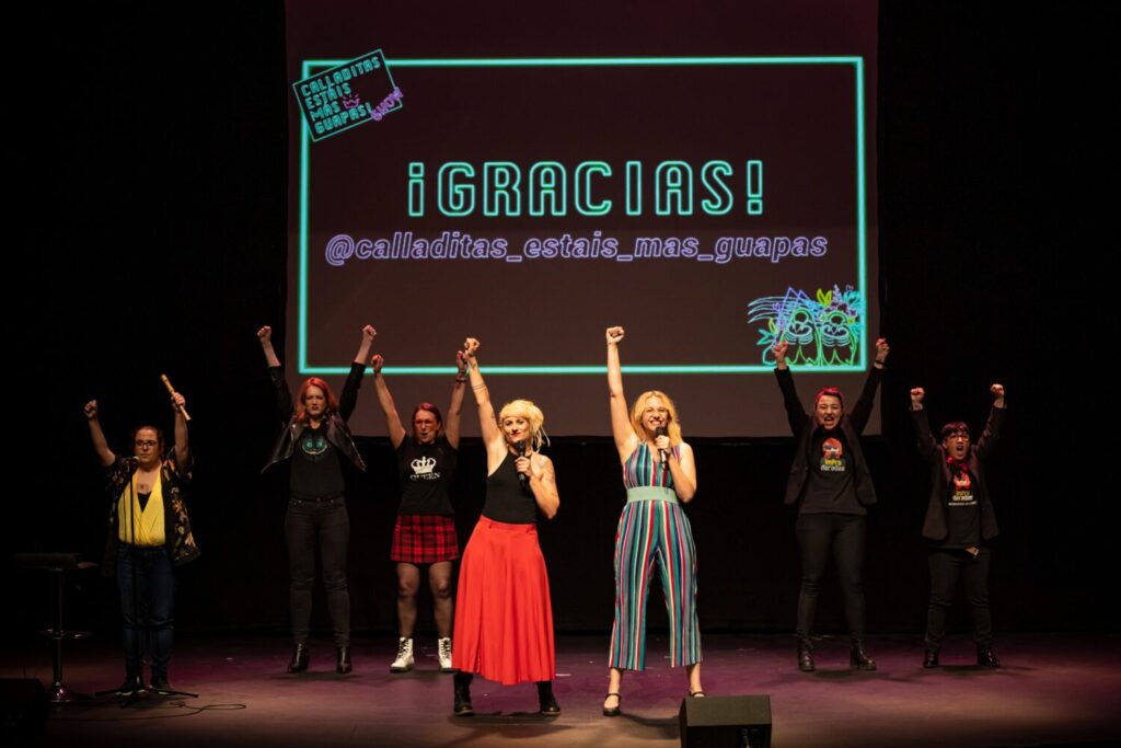 Fotografías del show 'Calladitas estías más guapas', de Jessika Rojano, Sil de Castro y La María Rosa. Lo presentan en el Espacio Cultural CajaCanarias de Santa Cruz de Tenerife