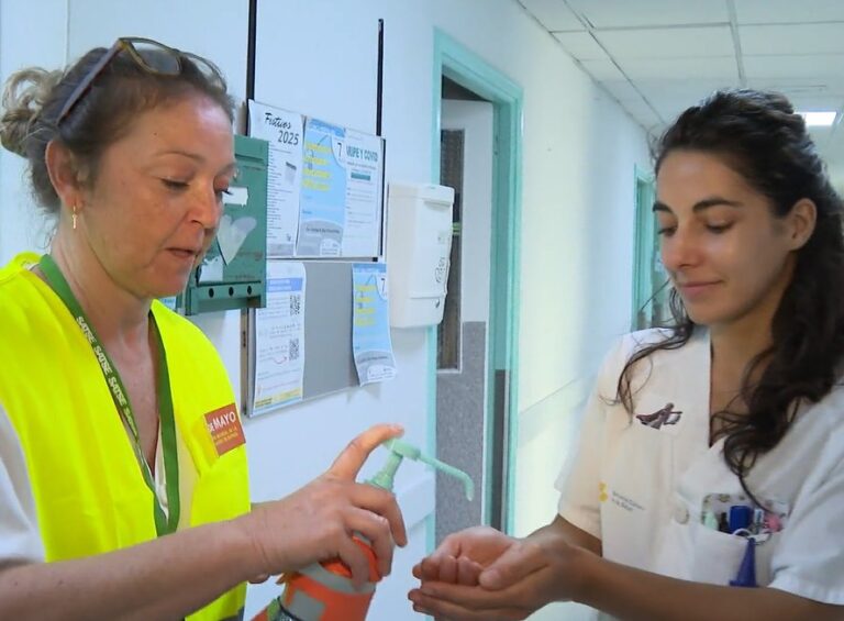 La limpieza de manos previene el contagio de enfermedades