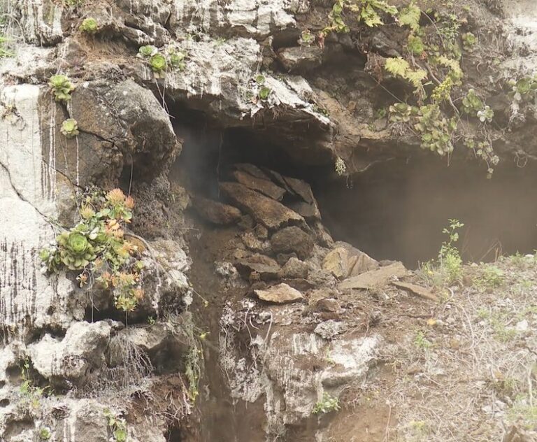 Avanzan las obras del túnel del Jorado en Tijarafe