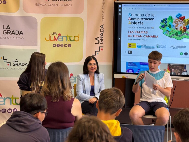 La Semana de la Administración abierta acerca a los estudiantes al Ayuntamiento de Las Palmas de Gran Canaria