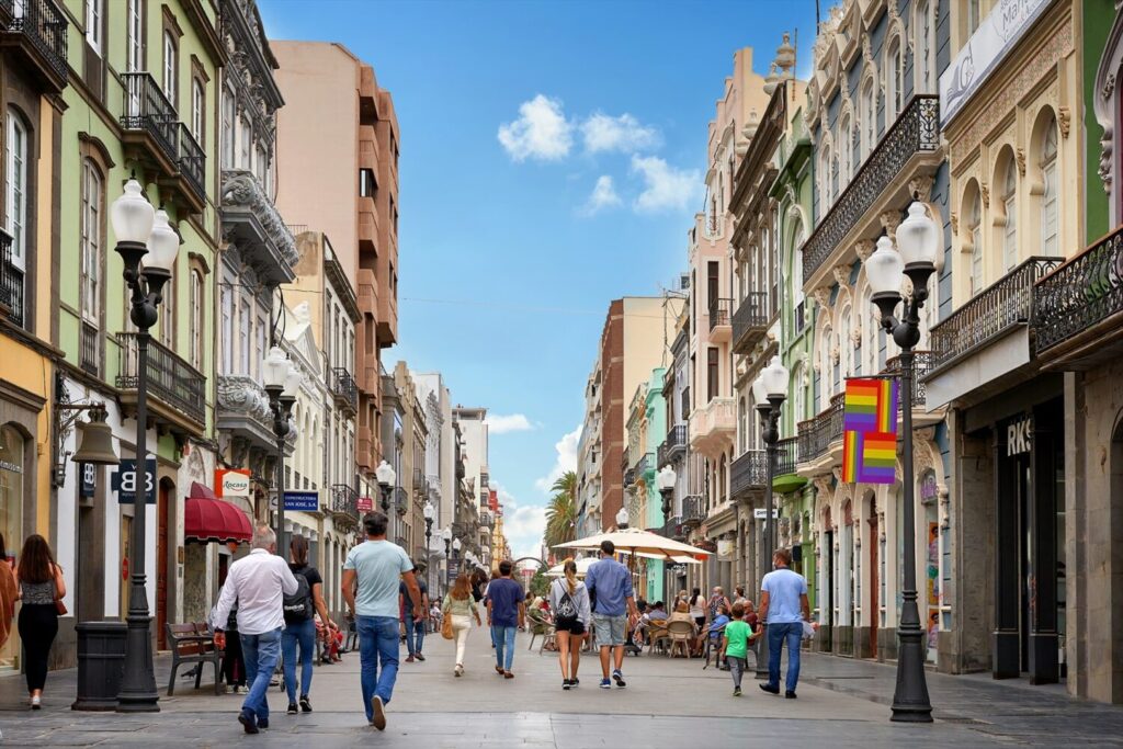 Los trabajadores del comercio de la provincia de Las Palmas en huelga. (ARCHIVO) Zona Comercial Abierta de Triana, en Las Palmas de Gran Canaria/ CONSEJERÍA DE COMERCIO DEL GOBIERNO DE CANARIAS