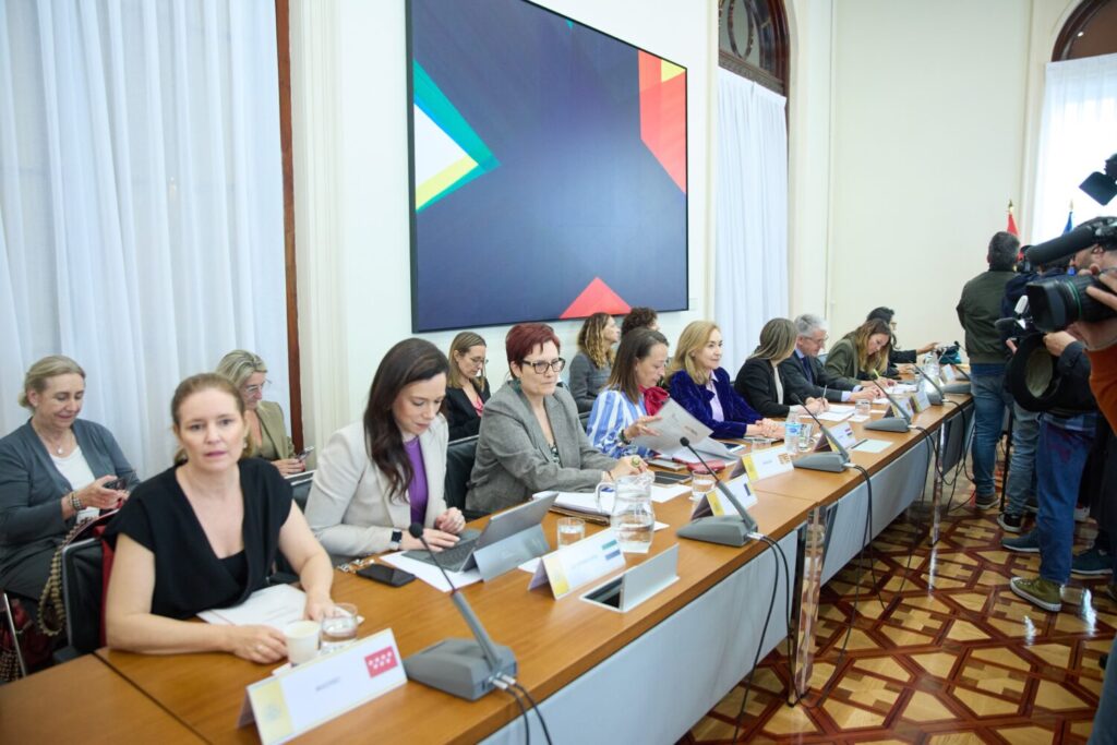 Candelaria Delgado durante la Conferencia Sectorial de la Infancia/ Gobierno de Canarias.