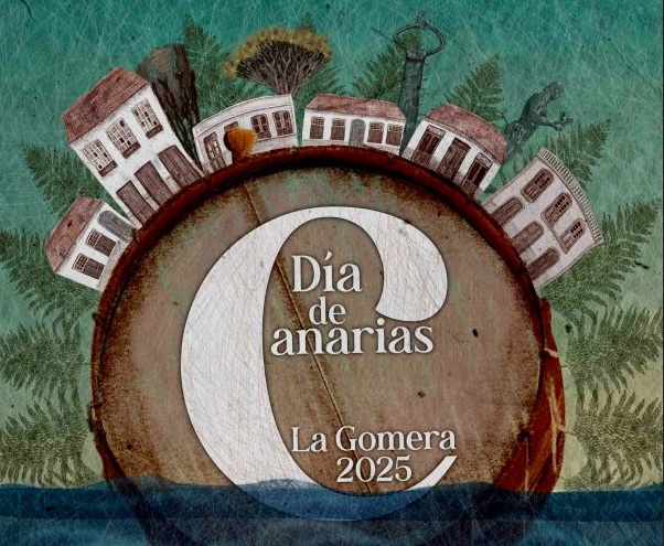 Día de Canarias en La Gomera. Fragmento del cartel de los actos